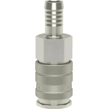 Hadicová spojka ESIG 13 TAB (rychlospojka Industry 13mm ventil, DN10, mosaz nikl.)