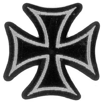 Nášivka Moto nášivka Kříž 12cm x 12cm