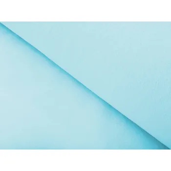 Mikroplyšová látka MIP-016 Ledově modrá - šířka 150 cm