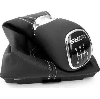 Škoda Auto Řadící páka Škoda Octavia III (2012 - 2020) kožená s logem VRS, originál 5E1711113AQDHU