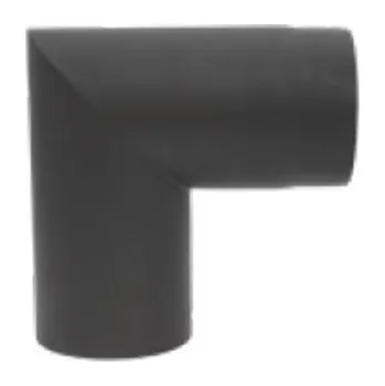Kouřovod Karl - Koleno 90° ostré s čistícím otvorem, průměr 150 mm