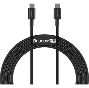 Datový kabel Baseus Superior kabel USB-C PD / USB-C PD / FCP/ QC / 100W / 5A / 20V / 2m černý