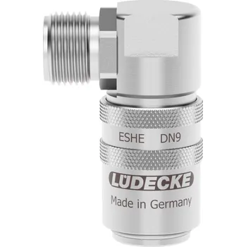 ESHME 1415 A-90AB (rychlospojka ESHME M14x1.5 vnější 90°, ventil, DN6, nerez)