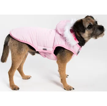 Obleček pro psa Obleček-Vesta zateplená Pastel LUX, světle růžová 45 cm