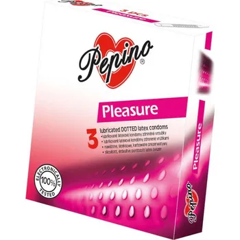 Drogerie Kondom Pepino Pleasure 3 ks - s kupónem KUP15 cena 30 Kč + extra diskrétní expedice