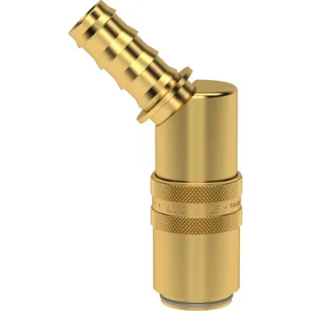 ESHG 16 T-45AB (rychlospojka ESHG 16mm Push-lock 45°, ventil, DN13, mosaz)