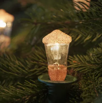Vánoční osvětlení Exihand 162123 řetěz 20 ks měděné lucerničky