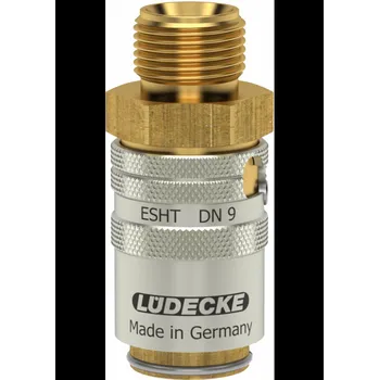 ESHT 38 AL (rychlospojka ESHT G3/8" vnější, DN9, zámek, mosaz)