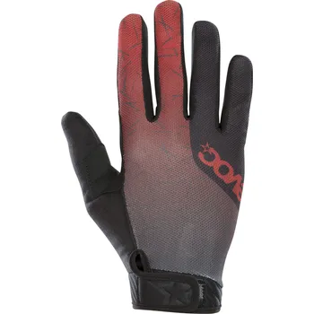Cyklistické rukavice Rukavice EVOC ENDURO TOUCH GLOVE, Chili red - Carbon grey Velikost: M