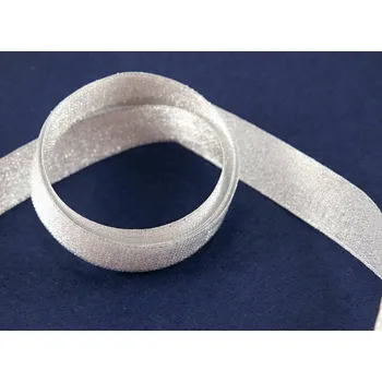 Stuha Lurexová stuha - stříbrná - šíře 2 cm