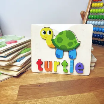 Dřevěná hračka Dřevěná skládačka "Želva"