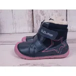 D.D.step Zimní boty D.D. step kožené BAREFOOT W073-688B modrorůžové velikost: 31