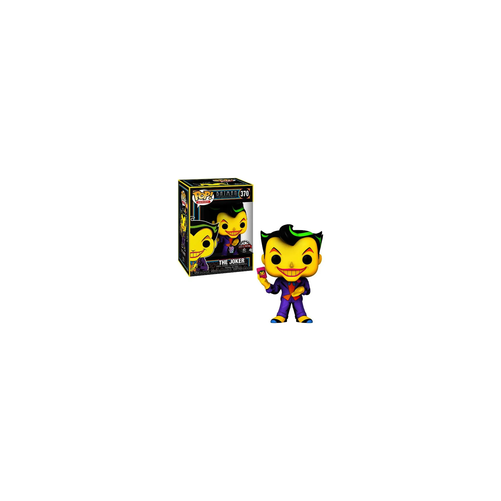 foto Figurka Funko Pop 370 Batman Black Light Joker Special Edition
