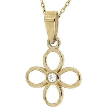 Přívěsek Zlatnictví U Kostela Zlatý přívěsek kytička 2485ž 564725996