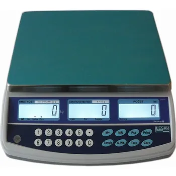 Kuchyňská váha TSCALE QHC15D, 6;15kg/2;5g, 300x230mm obchodní počítací váha se zákaznickým displejem