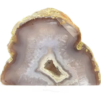 Přírodní kámen Stojící achátová geoda (283g)