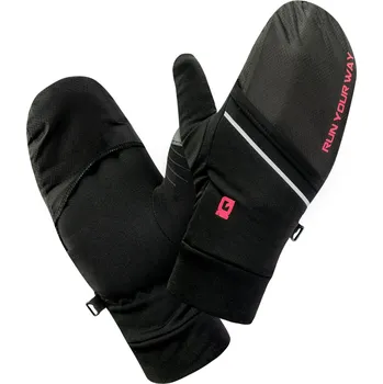 Rukavice Dámské Rukavice IQ INTELLIGENCE QUALITY NUSA WMNS 80330-BLK/PA PI – Černá L/XL