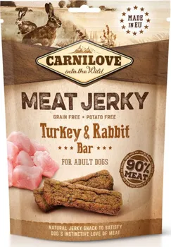 Pamlsek pro psa Carnilove Dog Jerky Bar Rabbit/Turkey 100 g