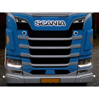 Denní svícení Bílé LED moduly denního svícení barva xenon pro Scania R/S 2016-