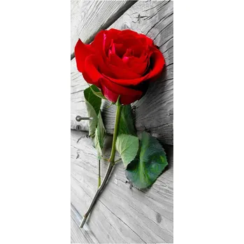 Fototapeta LuxusniObrazy.cz Fototapeta na dveře - Červená růže