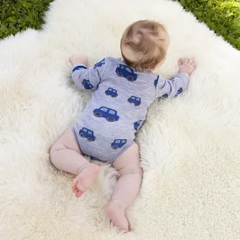 Kojenecký body Merino body s autíčky SAFA Velikost: 50/56