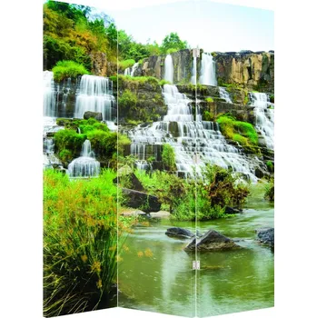 Paraván LuxusniObrazy.cz Paraván - Vodopády se zelení