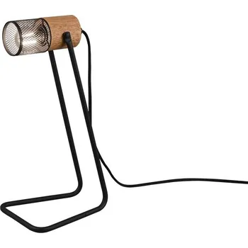 Lampička Trio 504300132 stolní svítidlo Tosh 1x15W | E14 | IP20 - kabelový spínač, černá s hnědou + K nákupu nad 3000 Kč dárek zdarma