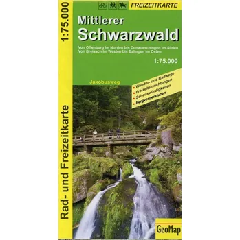 Naturpark Schwarzwald Mitte - Rad- und Freizeitkarte 1 : 75 000