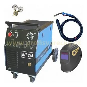 Svářečka Kühtreiber Set 2 KIT 225 St + hořák 3m + red.ventil + kukla KWX7
