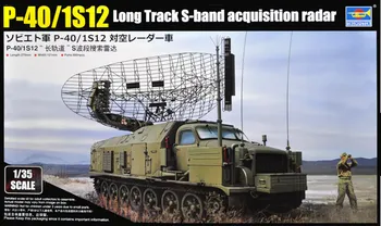 Plastikový model Trumpeter P-40/1S12 Long Track S-band acquisition radar 1:35