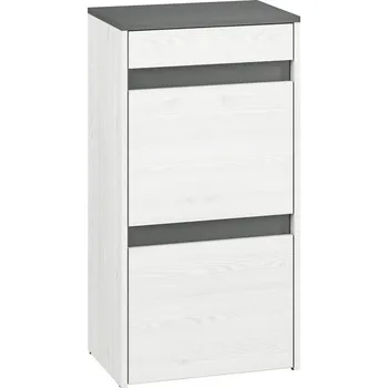 Botník Botník 2D s výklopnými dvířky FARFARA borovice sněžná/antracit