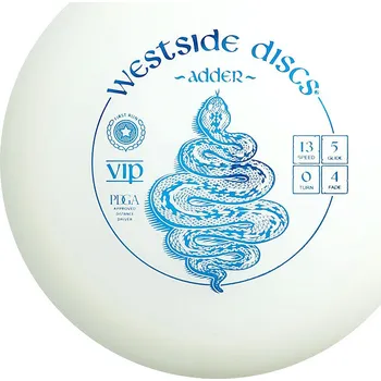 Disc golf Westside Discs First Run VIP Adder 174g Bílá