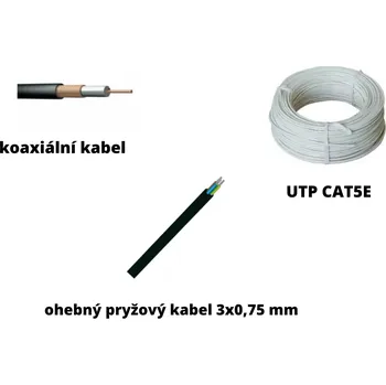 Sada kabelů pro posuvnou bránu