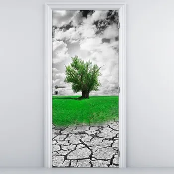 Fototapeta LuxusniObrazy.cz Fototapeta na dveře - Kus přírody ve městě