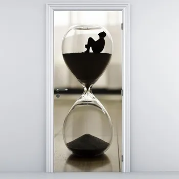 Fototapeta LuxusniObrazy.cz Fototapeta na dveře - Přesýpací hodiny