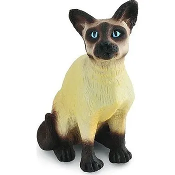 Figurka COLLECTA 88331 KOČKA SIAMSKÁ SEDÍCÍ