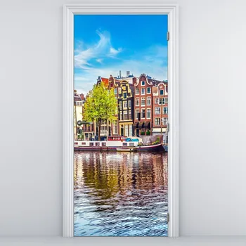 Fototapeta LuxusniObrazy.cz Fototapeta na dveře - Tančící domy