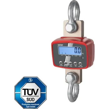 Průmyslová váha Závěsná jeřábová váha Kern HFD 600K-1 do 600 kg s možností akreditované kalibrace