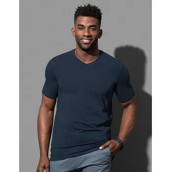 Pánská móda Pánské tričko s výstřihem do V Stedman ST9610