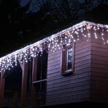 Vánoční osvětlení Voltronic M59796 závěs 600 LED studená bílá
