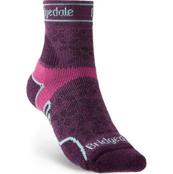 Dámské ponožky BRIDGEDALE TrailRun LW T2 MS 3/4 W varianta: Damson S 35-37