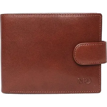 Peněženka Luxusní hnědá hladká kožená peněženka Marta Ponti no. B219R +RFID