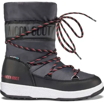 Chlapecké sněhule Moon Boot JR Boy Sport WP Black/Castlerock 31