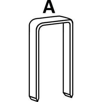 Průmyslová sponka BOSTITCH kartonážní sponky A 15-18 mm, pozink 2000ks Délka_: 1331500Z spony A - 15 mm, pozink 2000ks