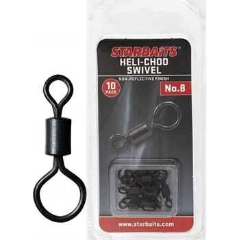 STARBAITS Obratlík Heli-Chod Swivel 10ks #8 (STARBAITS Heli-Chod Swivel 10ks #8)