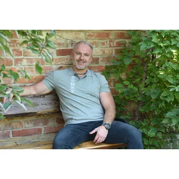 Pánské tričko Pánská polokošile Píščala Barva: šedá, Velikost: L, Barva výšivky: bílá