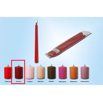 Svíčka Lima Svíčka vínová kónická 22 x 250 mm 2 kusy