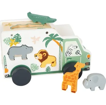 autíčko Small Foot Vkládací auto Safari