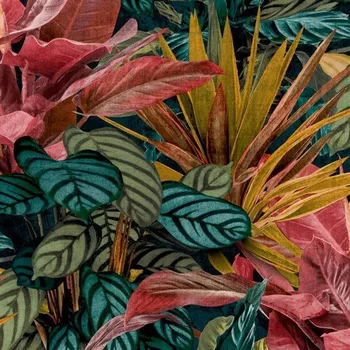 Tapeta Vliesové tapety na zeď rostliny červené, oranžové, zelené