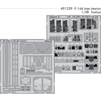Plastikový model Eduard 1/48 F-14A late interior (TAMIYA)